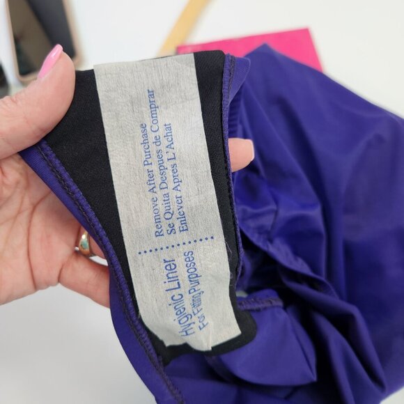 Trimshaper Chic Ruched Purple One Piece Swimsuit size 18 Shaper Sliming - Picture 11 of 12